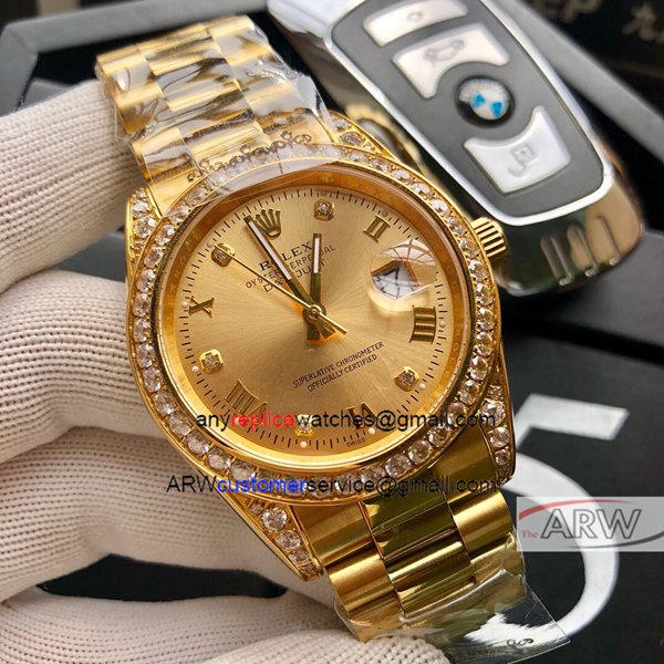 New Replica Rolex DateJust II Gold Presidential Watch 41mm